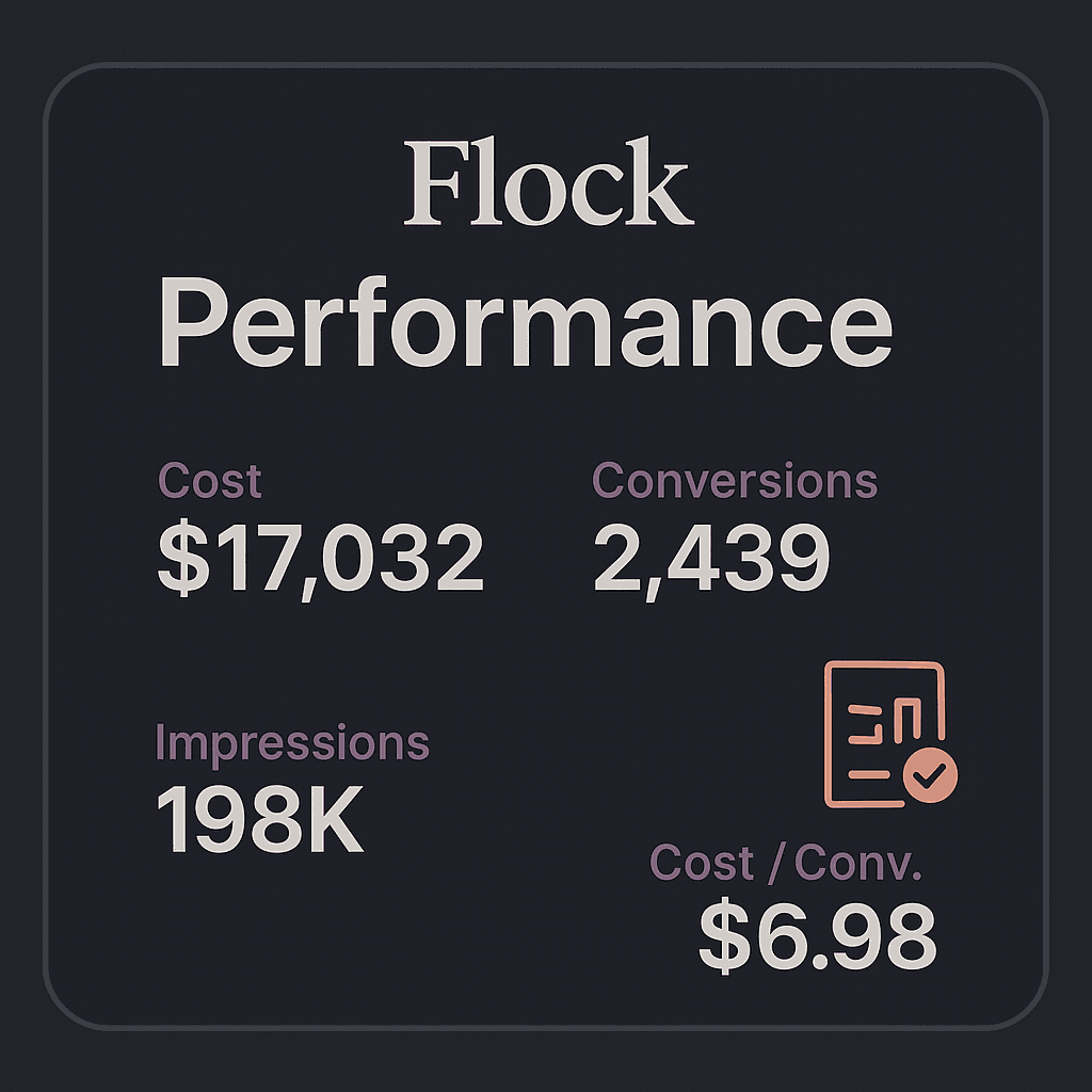 flock numbers