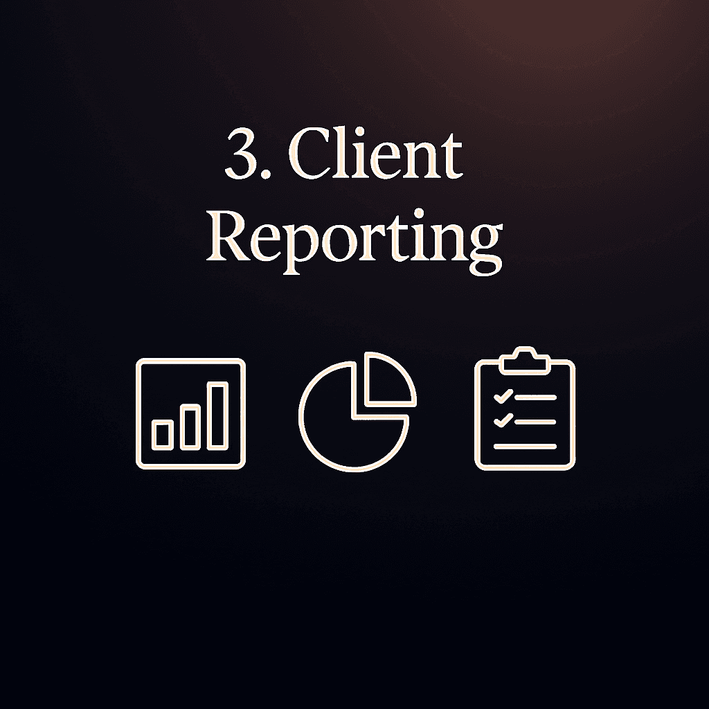 Agency AI client reporting