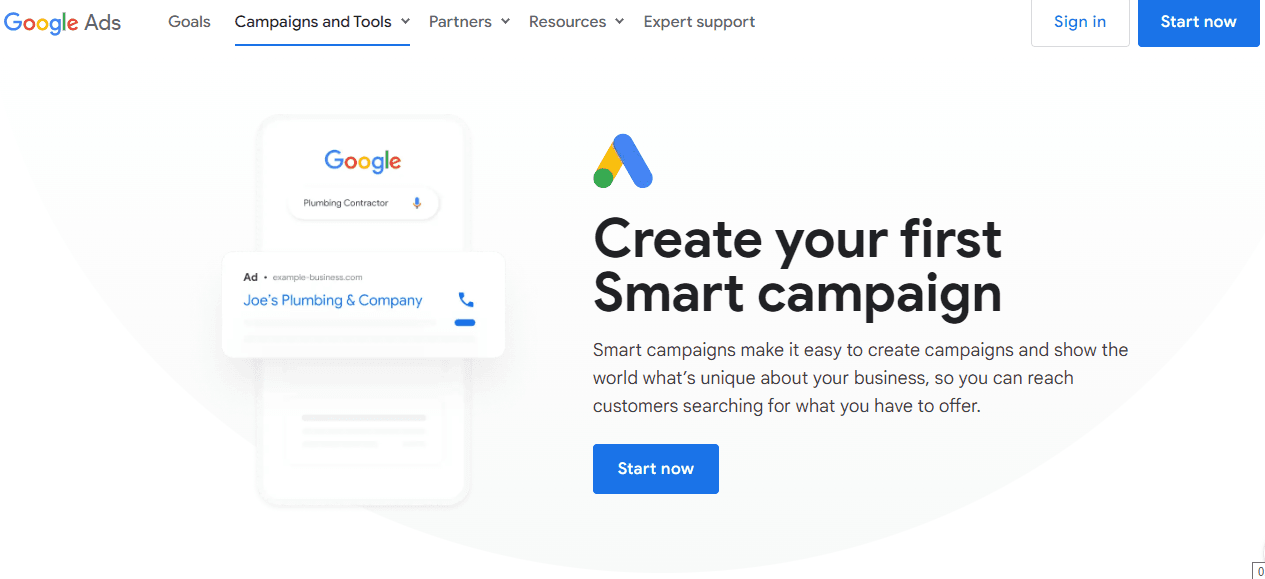 sample on creating a smart campaign