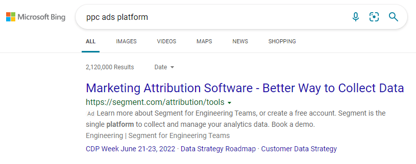 Search results for ppc ads platform