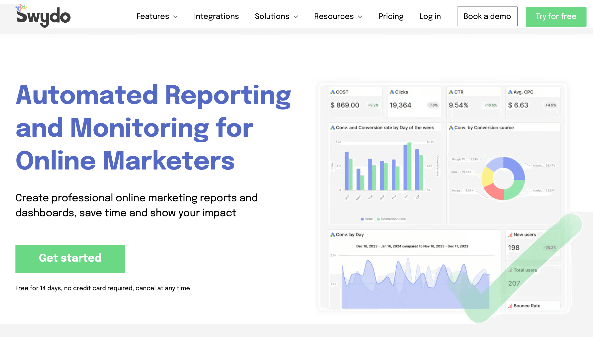 Swydo for simple ppc reporting