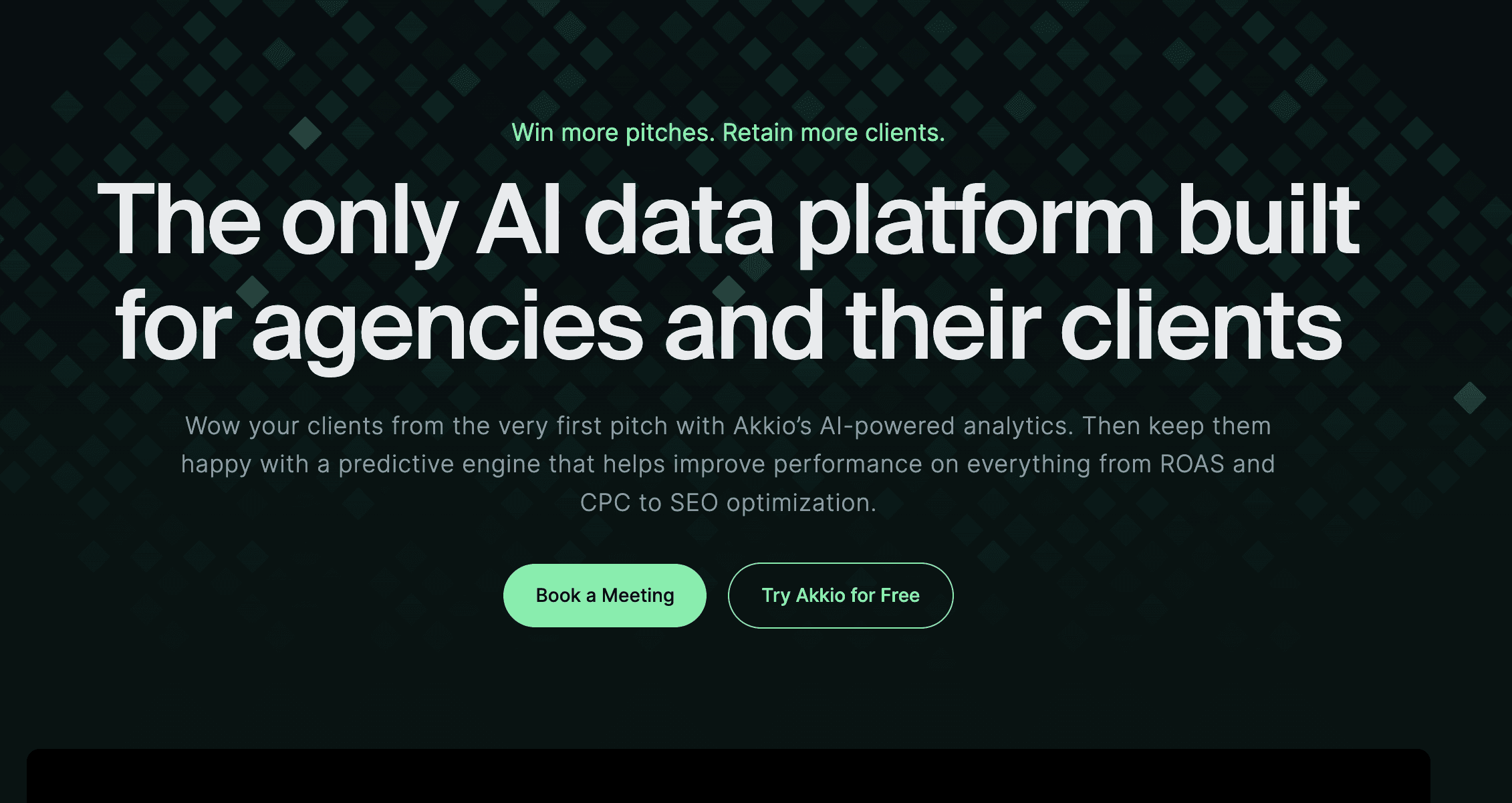 Akkio for AI generated PPC reports