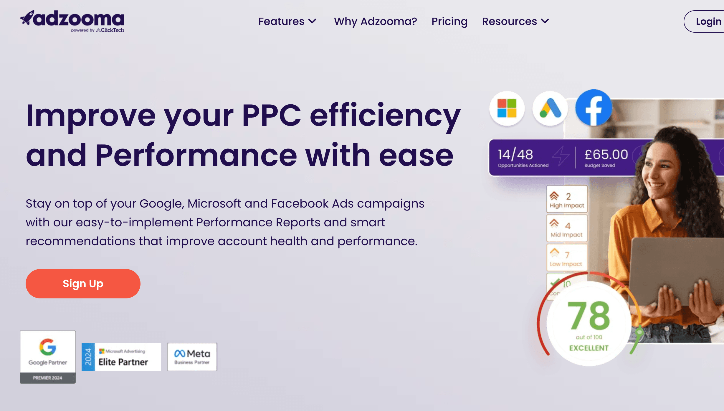 adzooma homepage