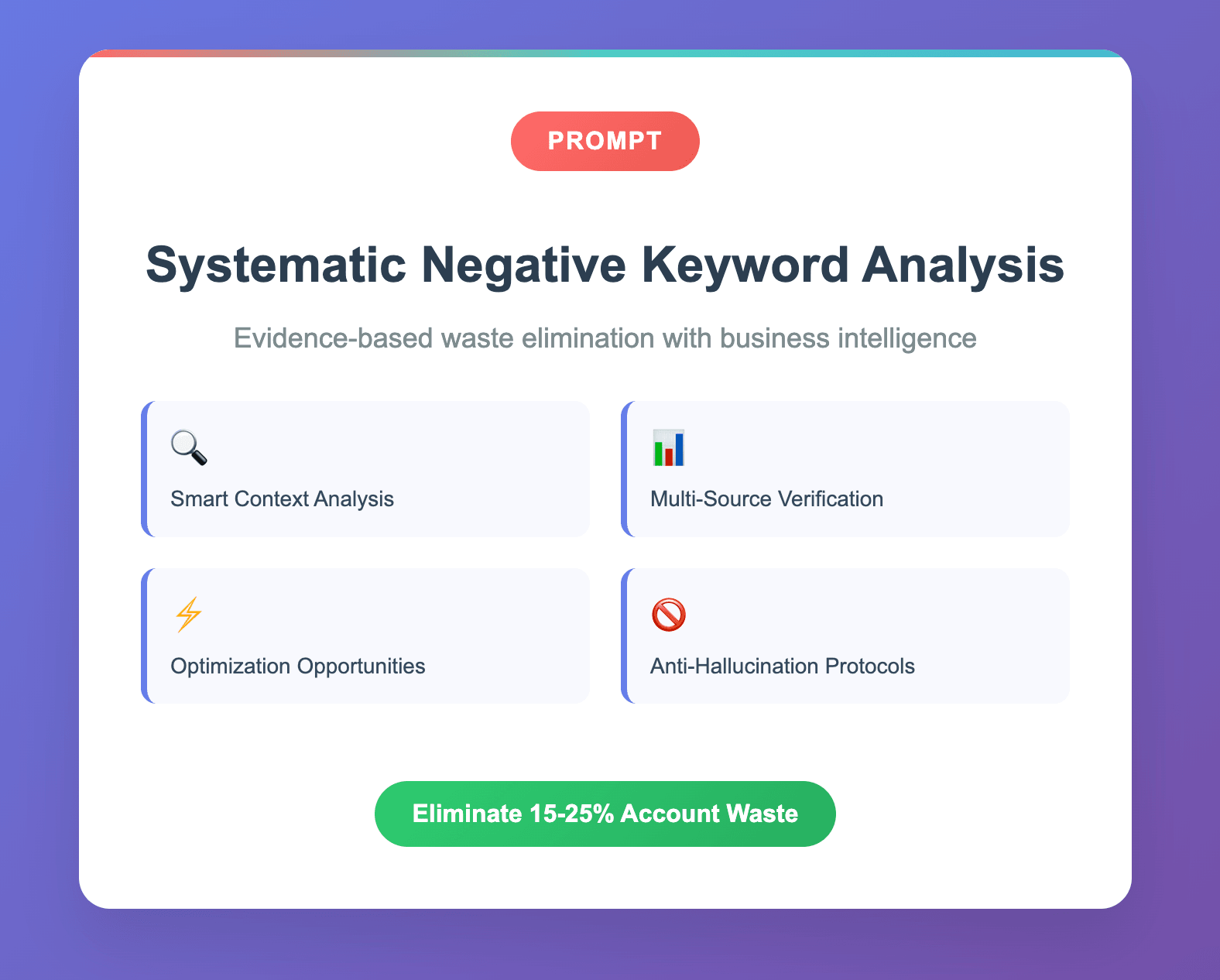 negative keyword prompt