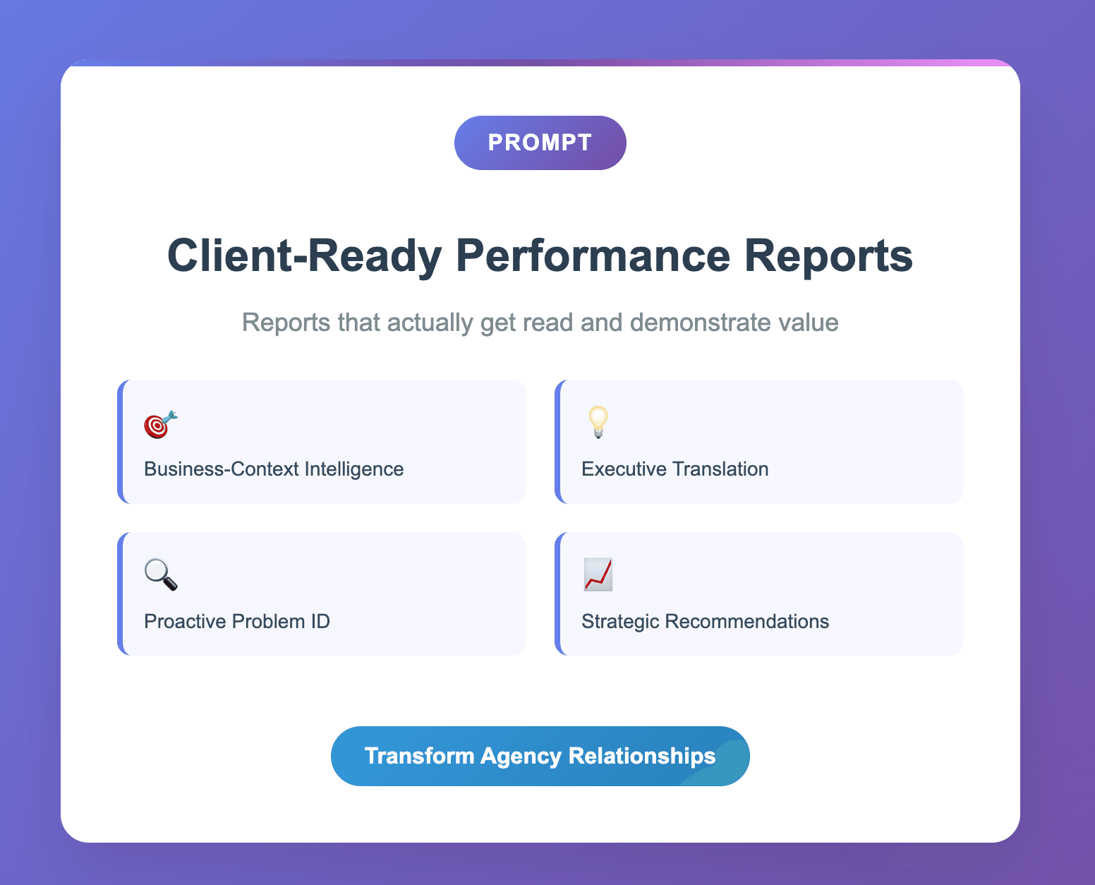 client ppc report prompt