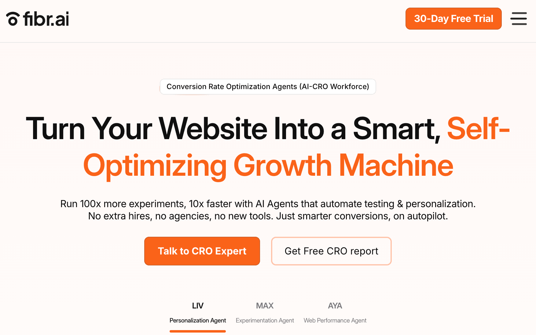 Fibr AI CRO tool