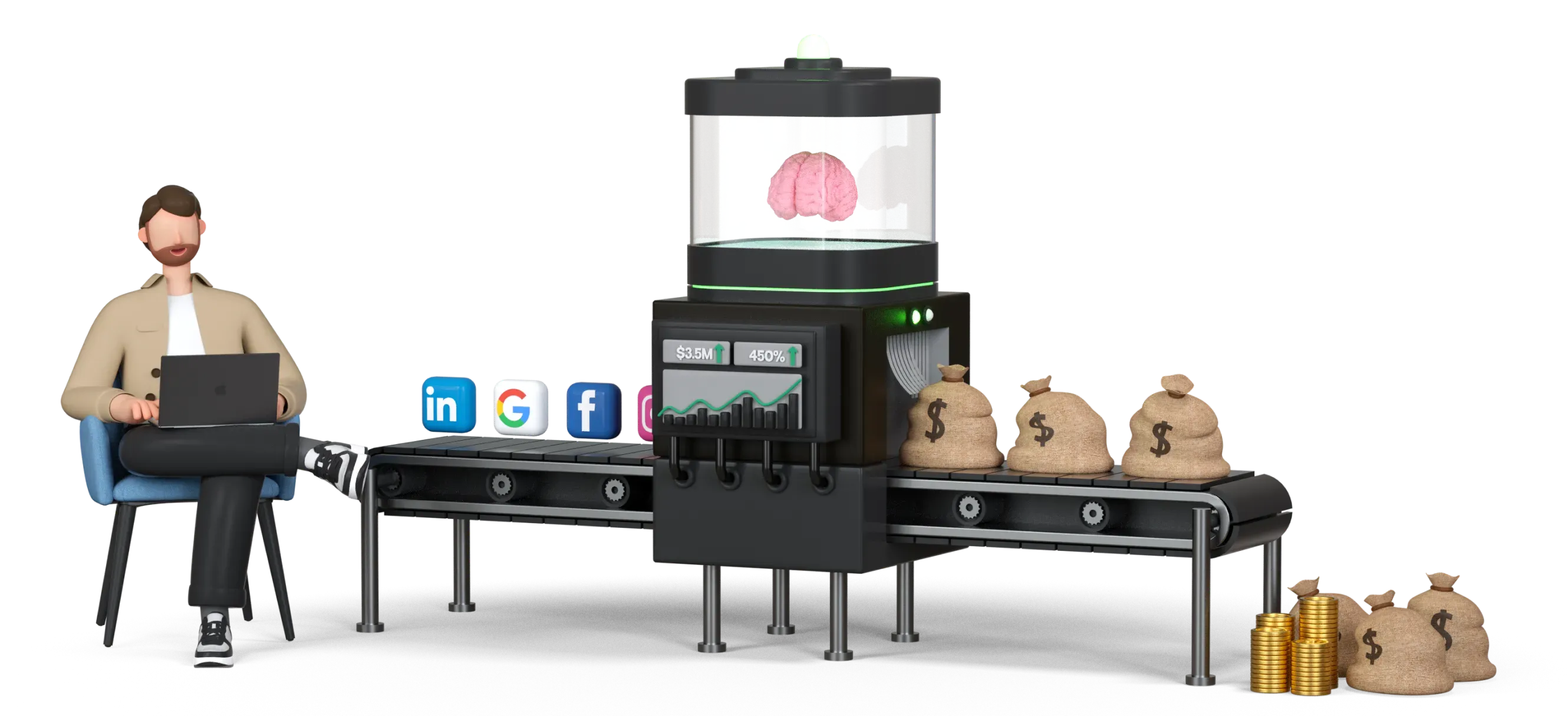 AI-powered advertising automation dashboard