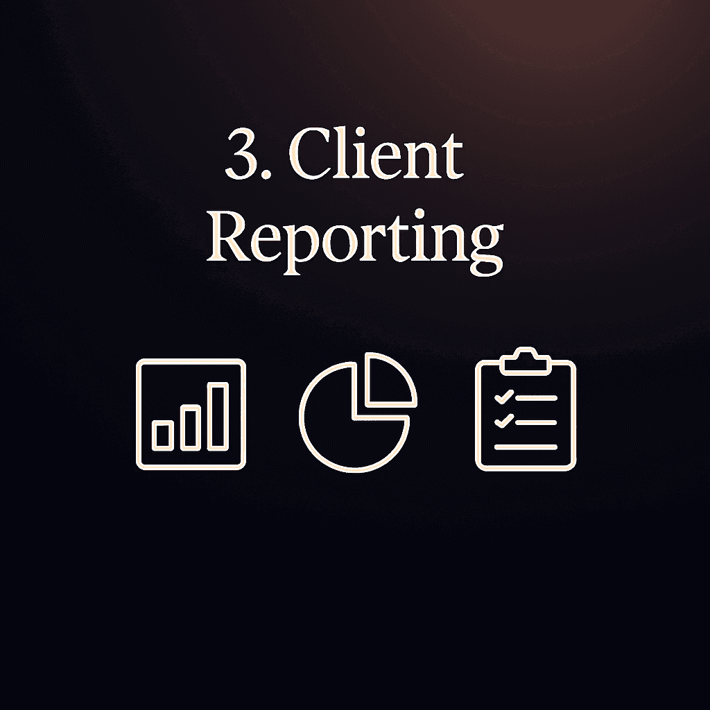 Agency AI client reporting