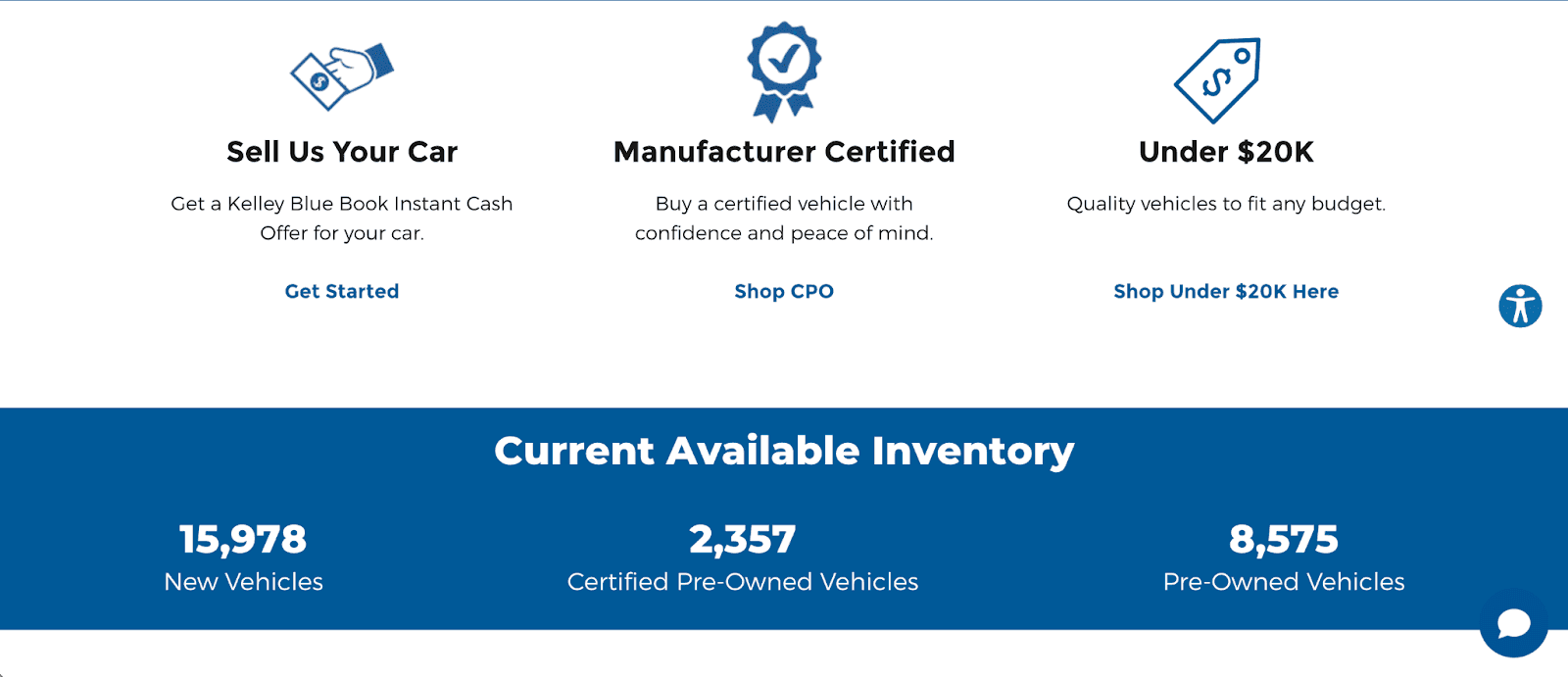 landing page for hendrick cars 2