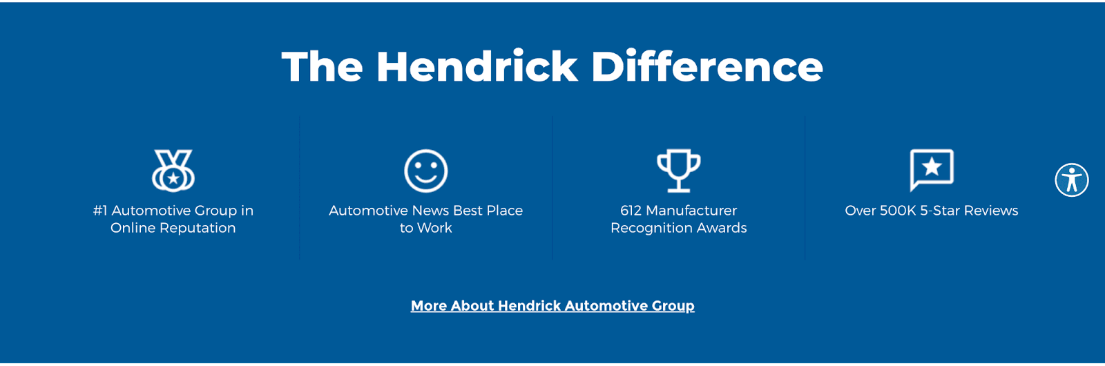 landing page for hendrick cars 4