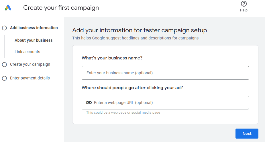 creating your firste campaign