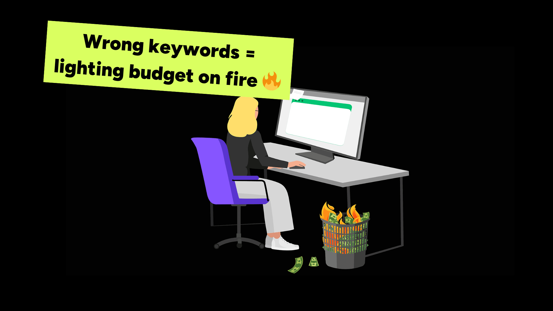 wasted ad spend add negatives