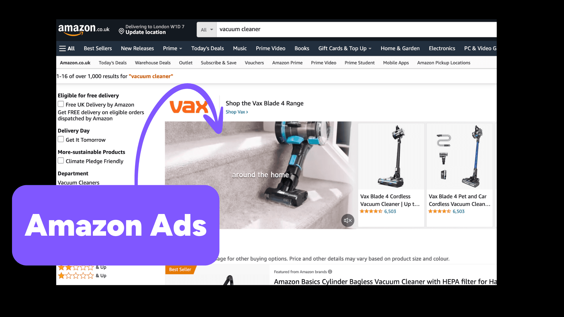 Amazon sponsored brand ads