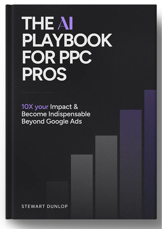 The AI Playbook for PPC Pros book cover