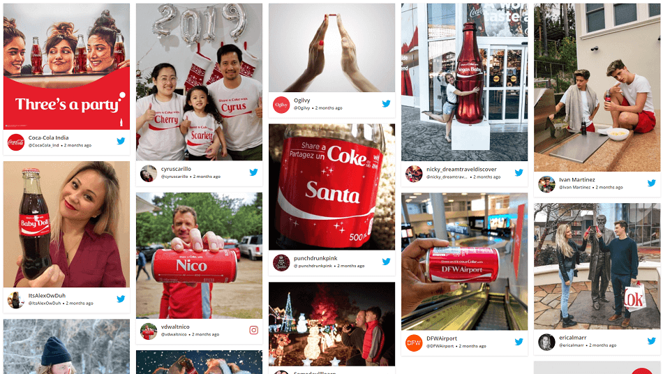 coke user generated content