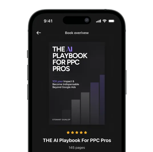 Digital version of the AI Playbook for PPC Pros