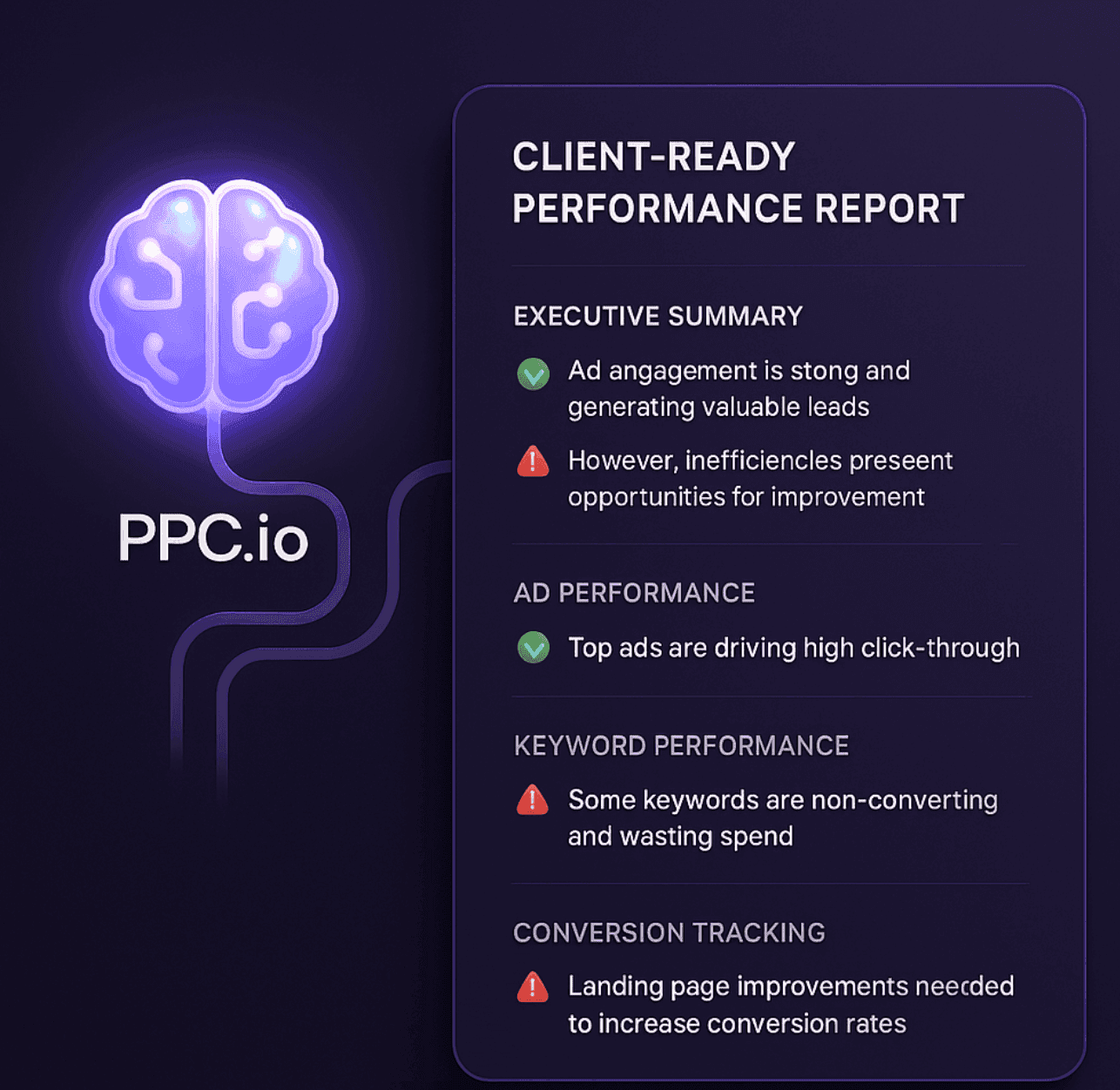 Client reporting agent