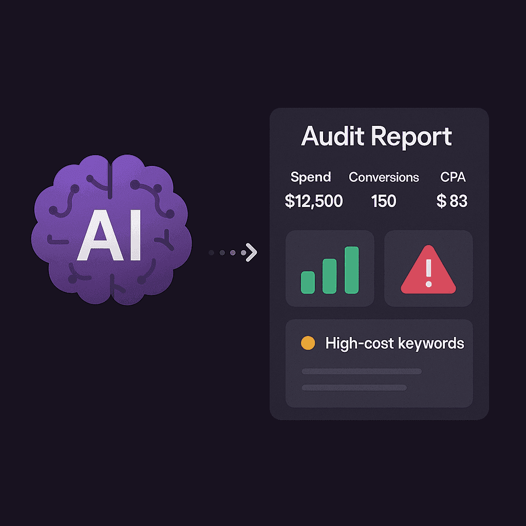 The google ads audit agent