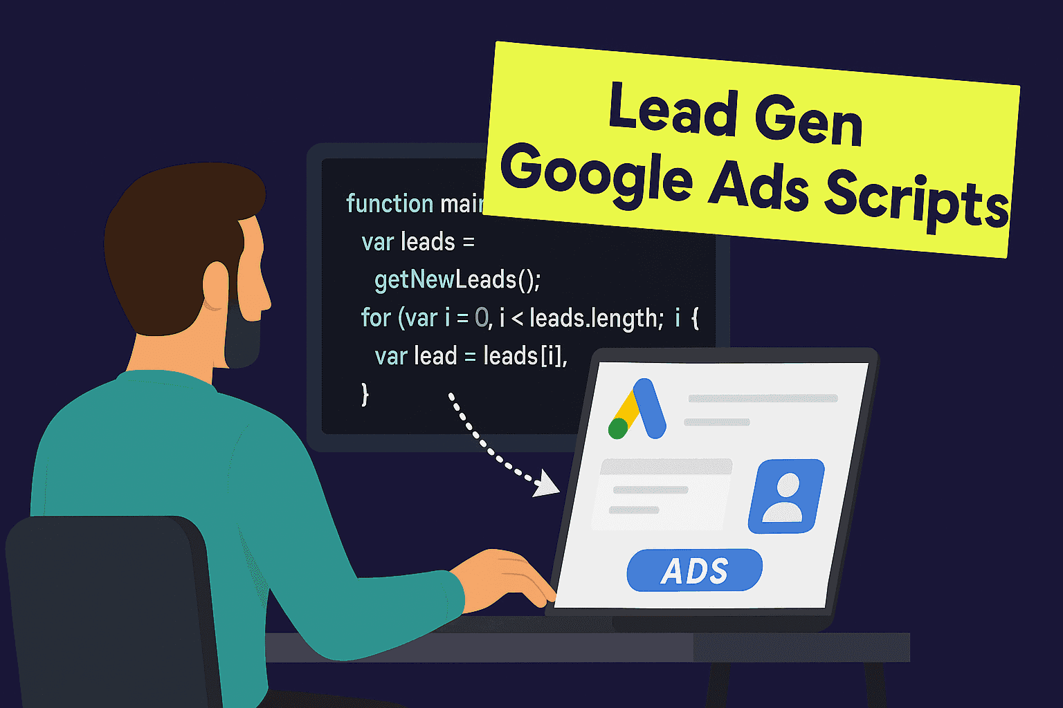 Google ad scripts for lead gen
