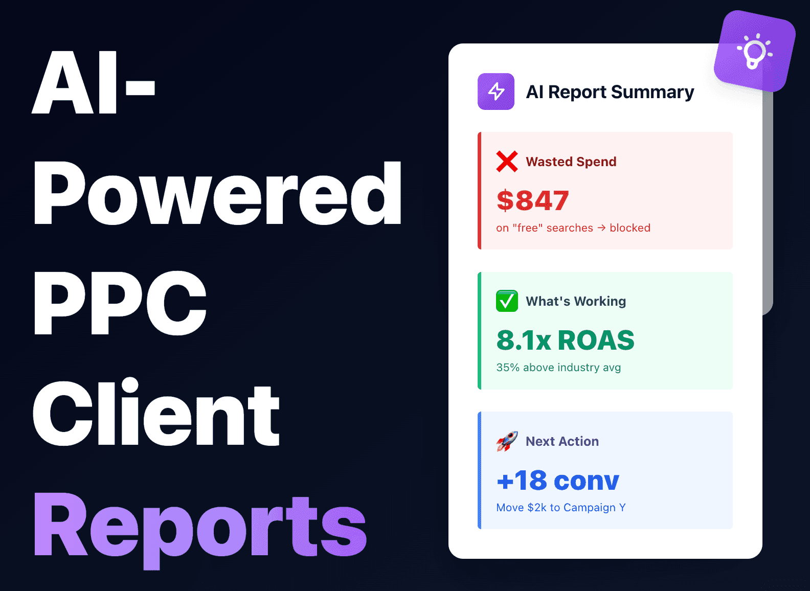 Building AI-powered PPC client reports dashboard