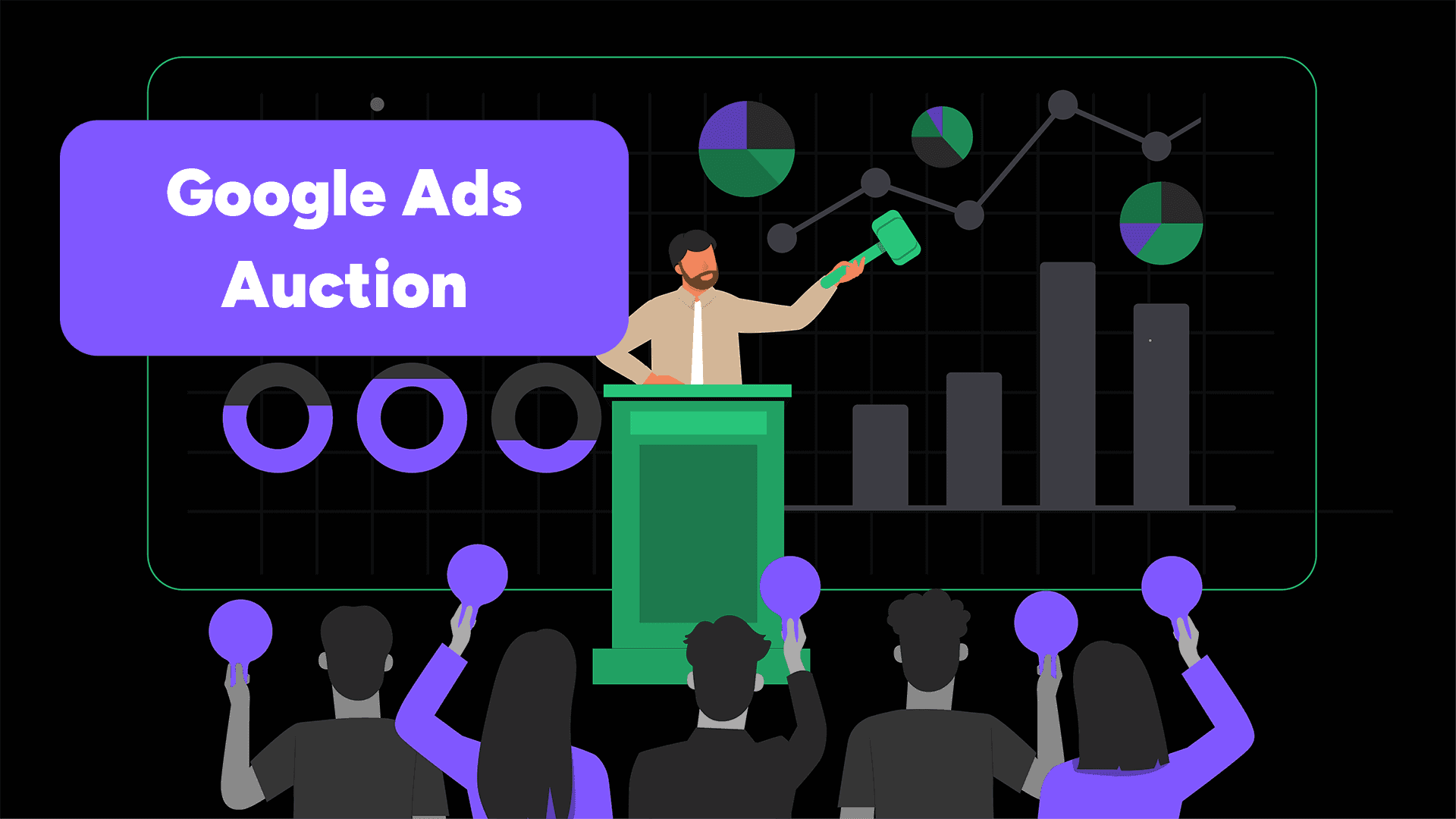 How the Google Ads auction system determines ad placement