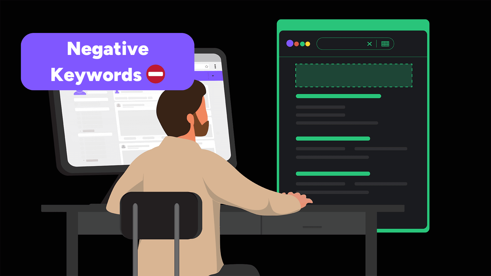 Examples of negative keywords to add to PPC campaigns