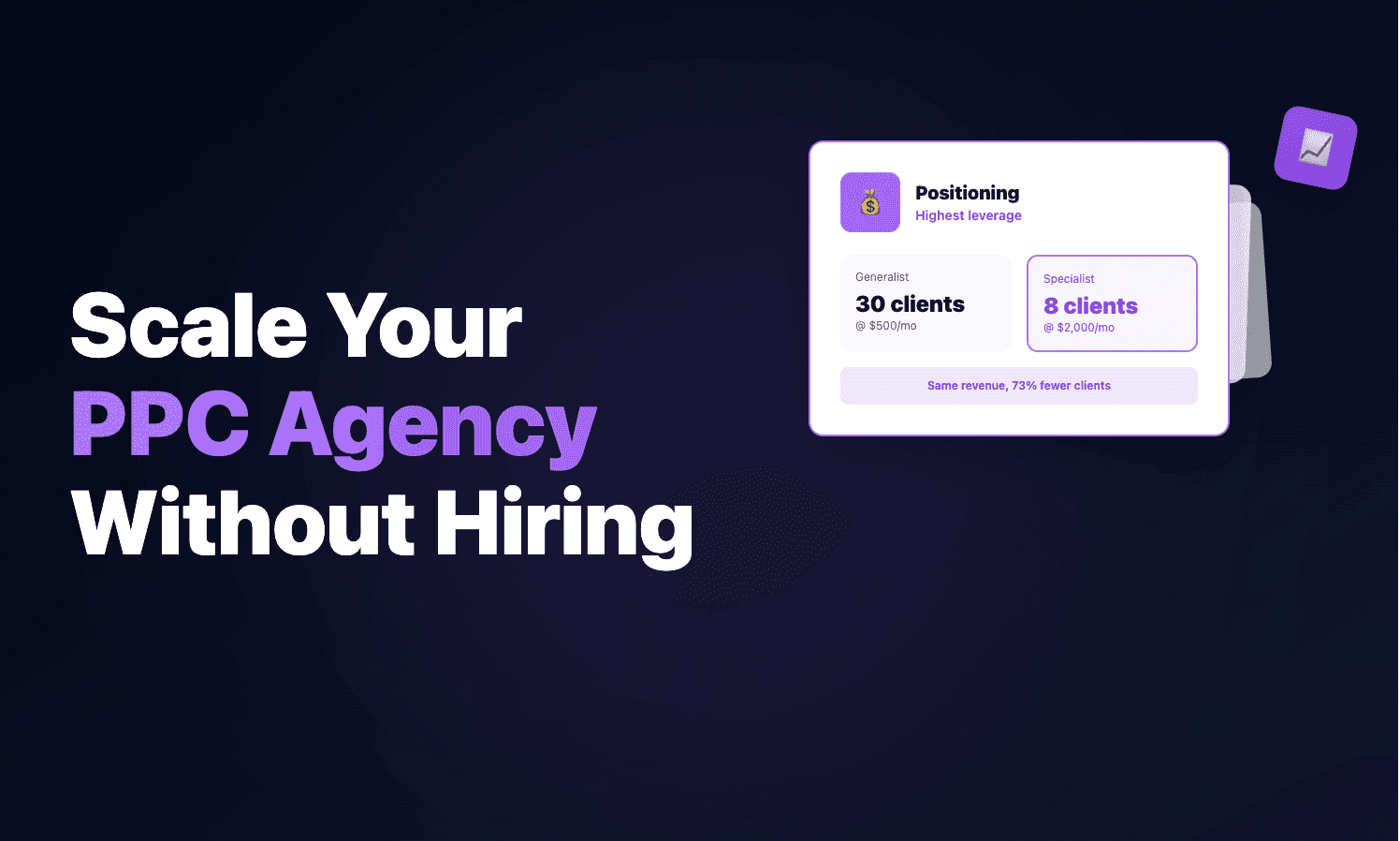 Strategies to scale a PPC agency without hiring staff