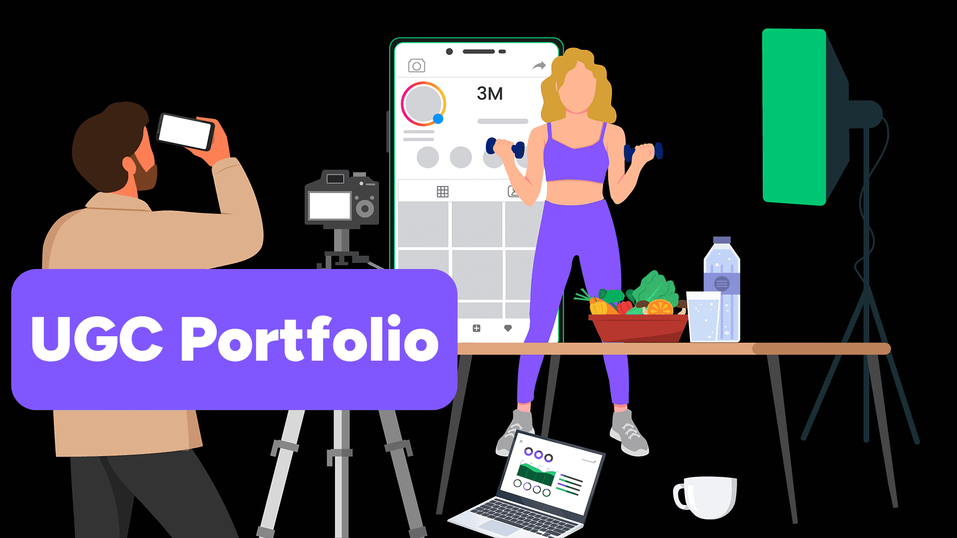 Building a standout UGC portfolio for content creators