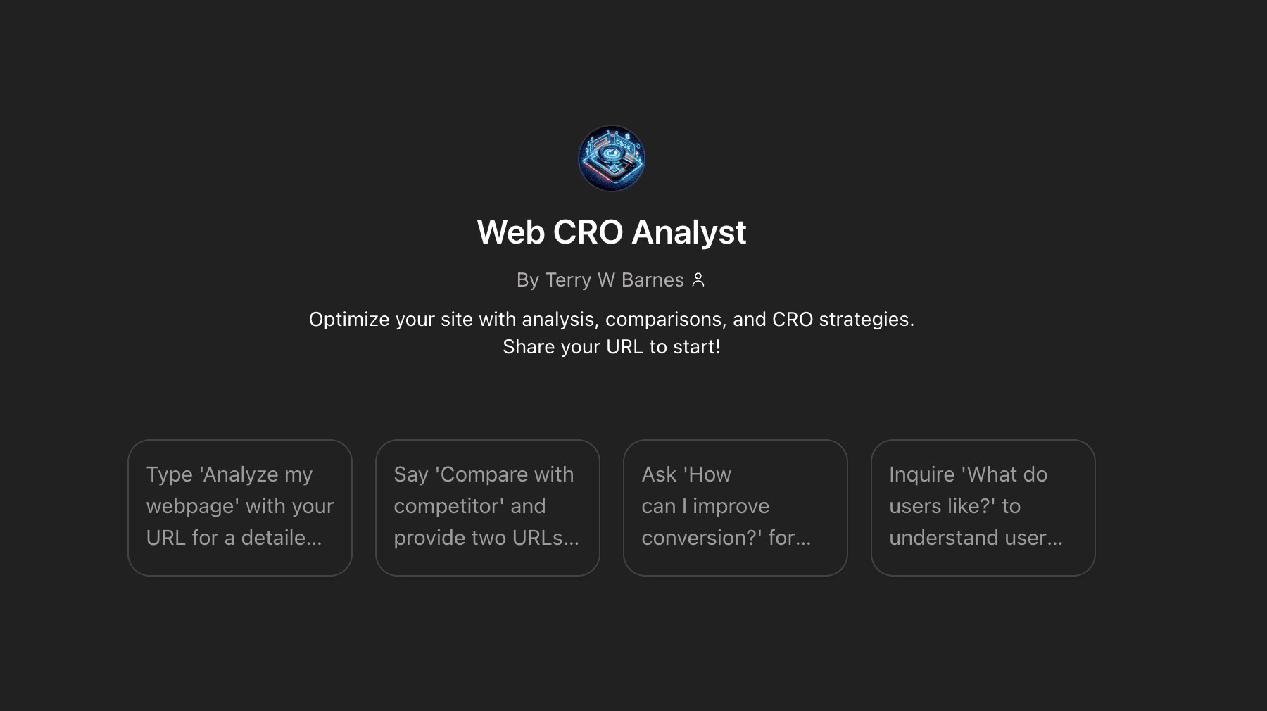 ChatGPT Landing Page Analysis