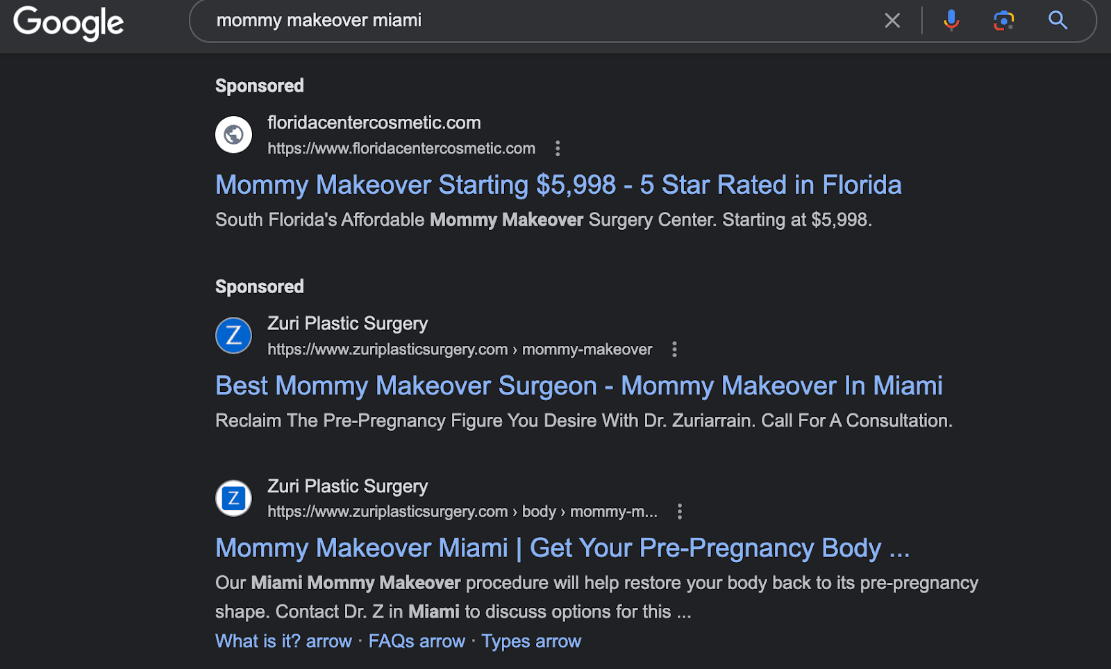 search results for mommy make over miami