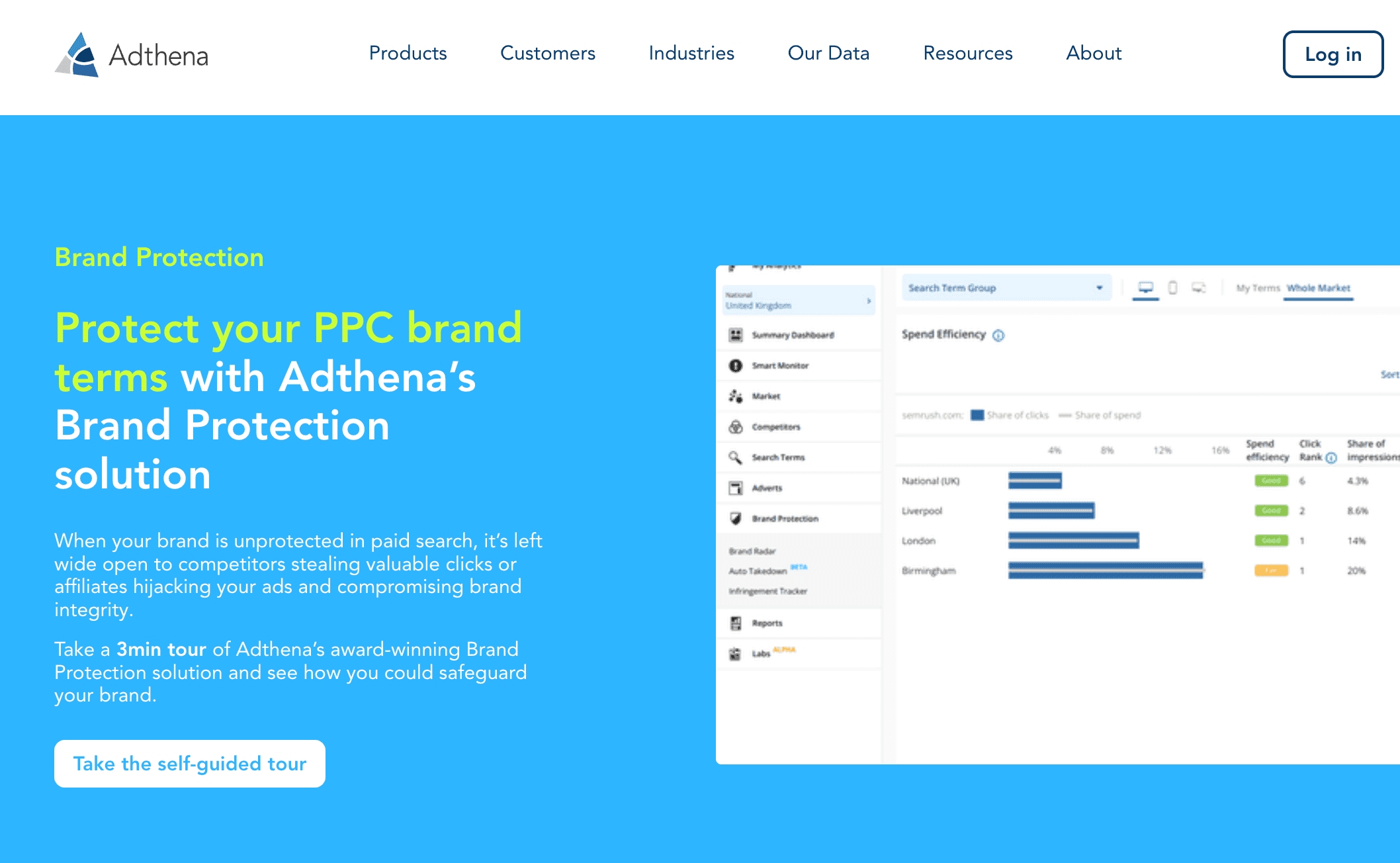 Adthena ppc monitoring tool