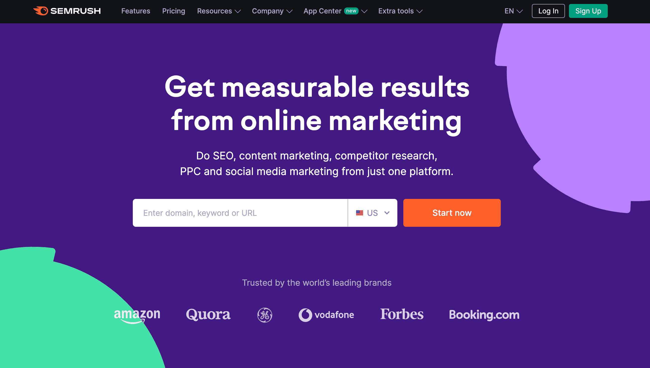 SEMrush competitor analysis