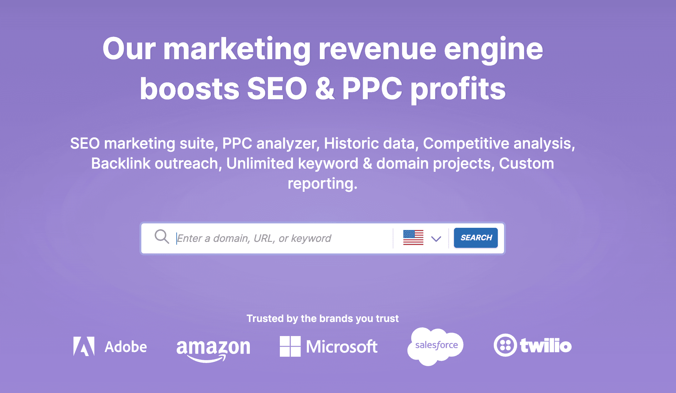 SpyFu competitor analysis tool for PPC