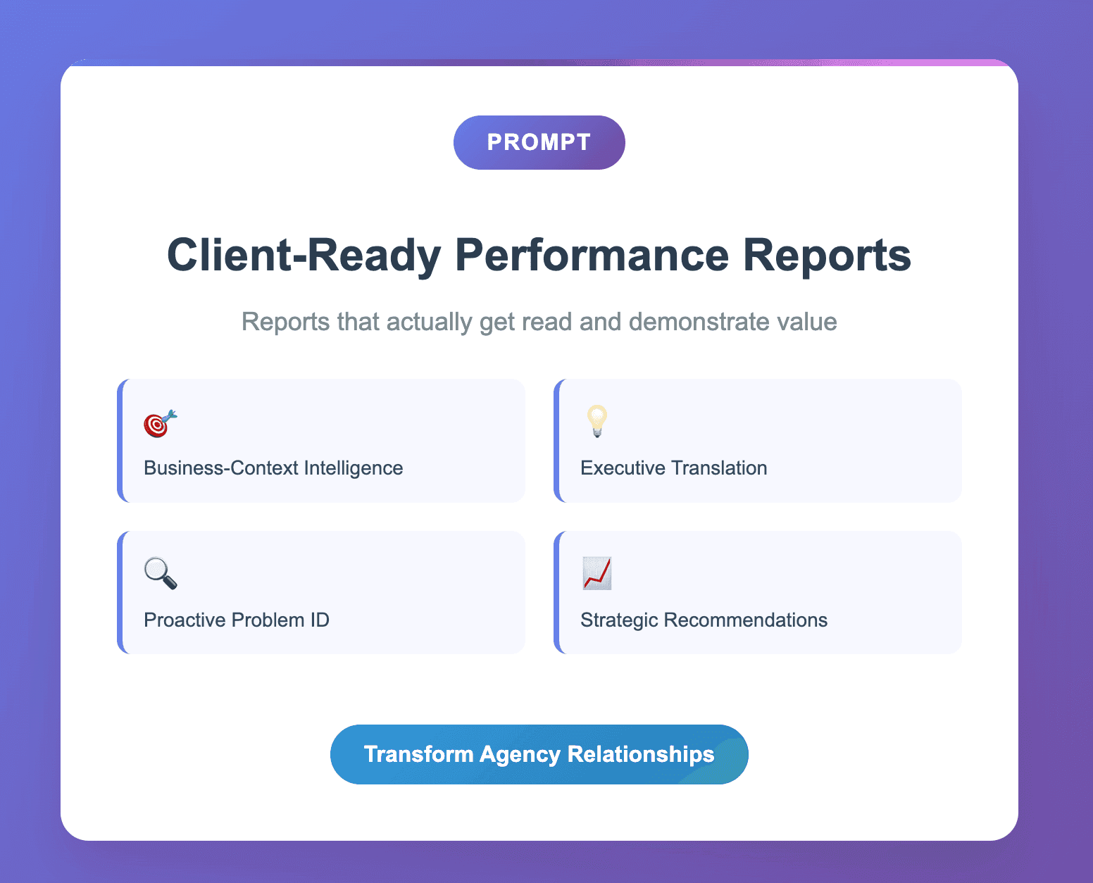 client ppc report prompt