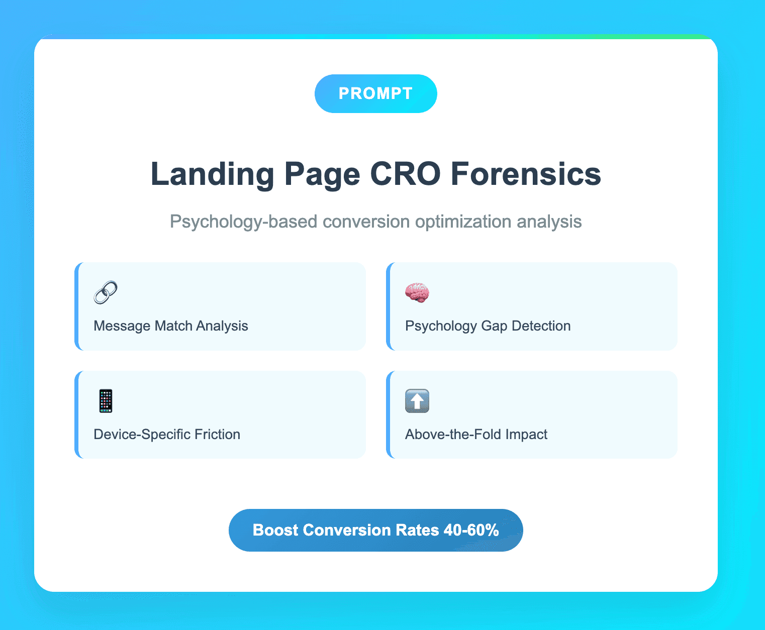 landing page CRO prompt