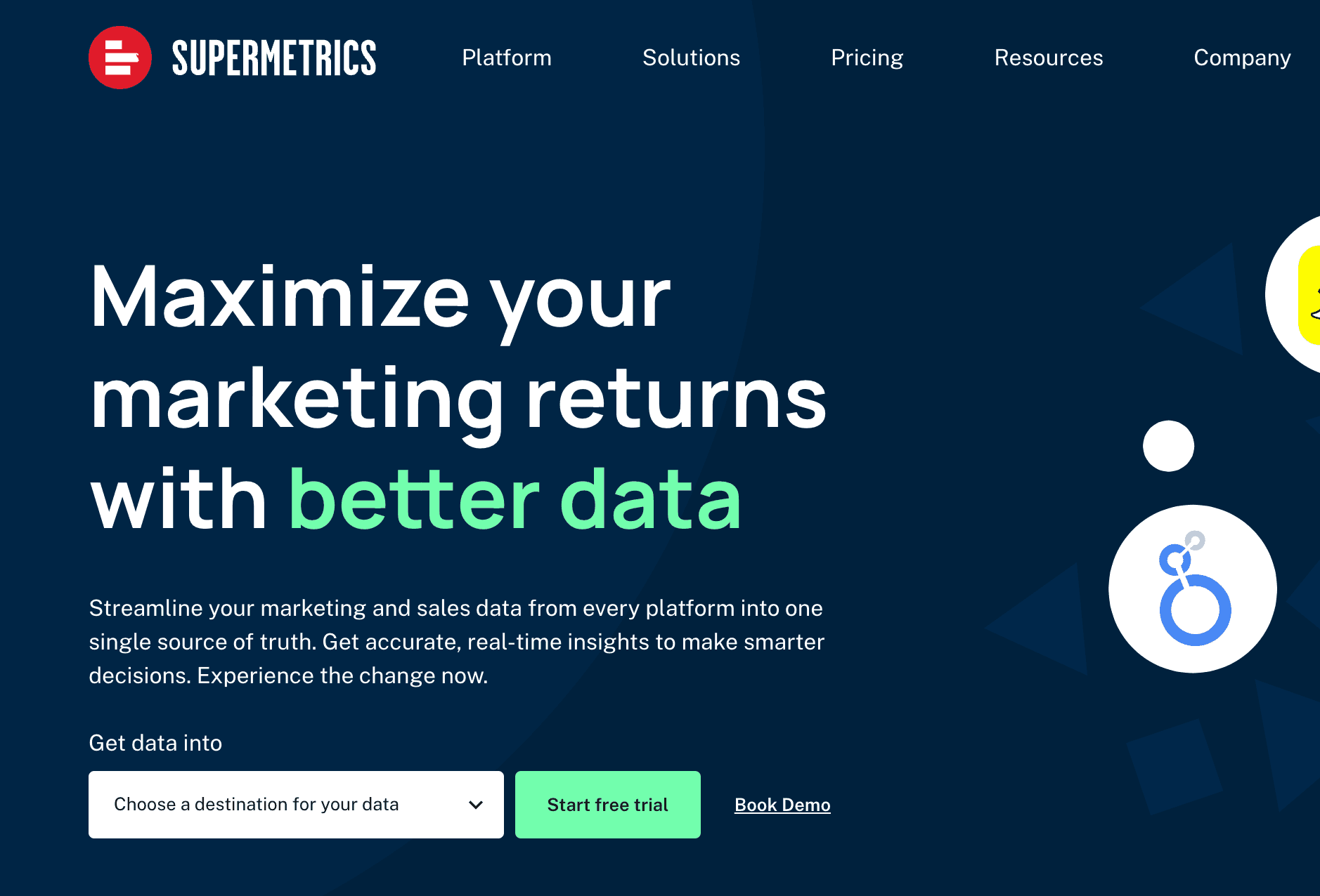 Supermetrics ppc data connection