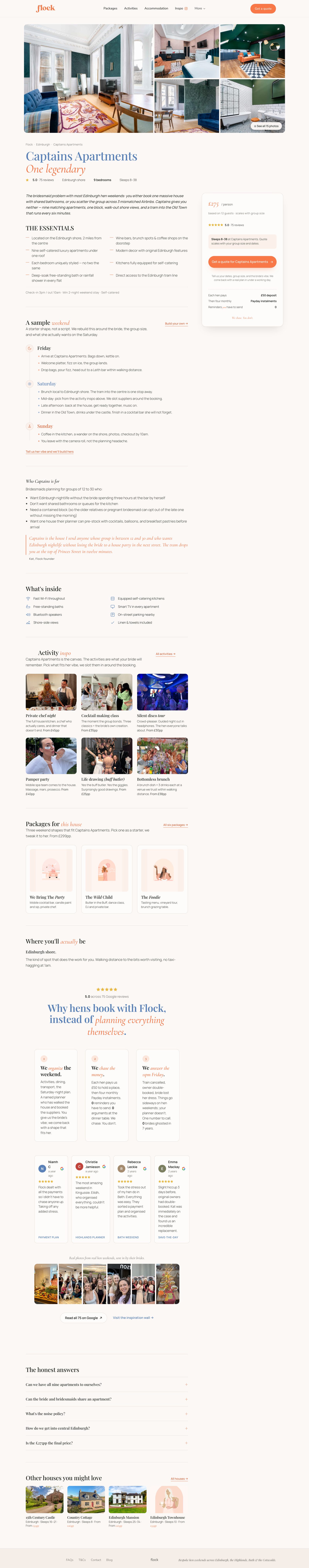 New Astro version of A property page (The Captains Apartments)