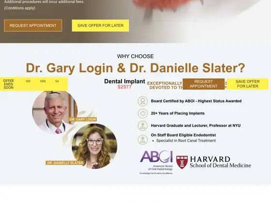 brookline-dentist.com: Certification and teaching post share a block