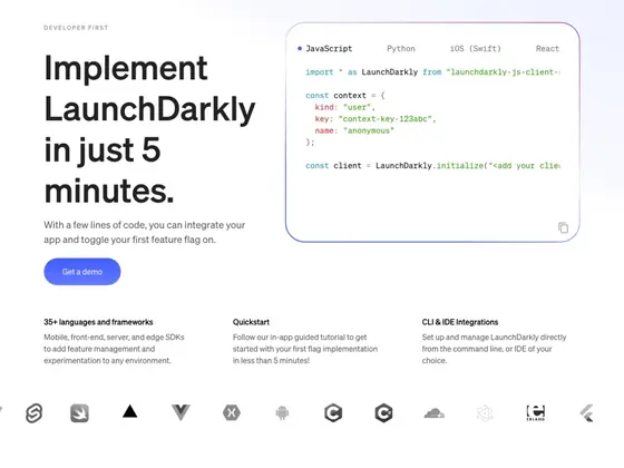 launchdarkly.com: Rollout time answered with real code