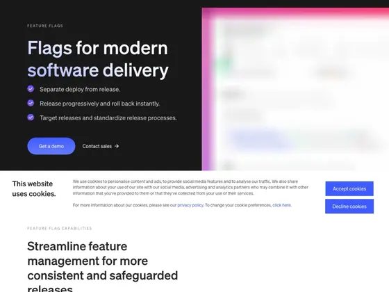 launchdarkly.com: Two speeds offered without hiding either