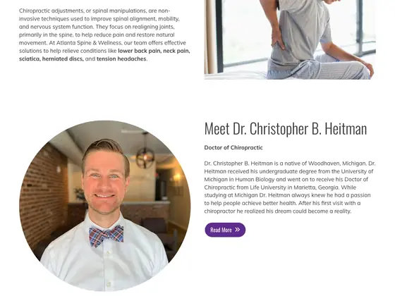 atlantaspineandwellness.com: Both doctors tell you why they started