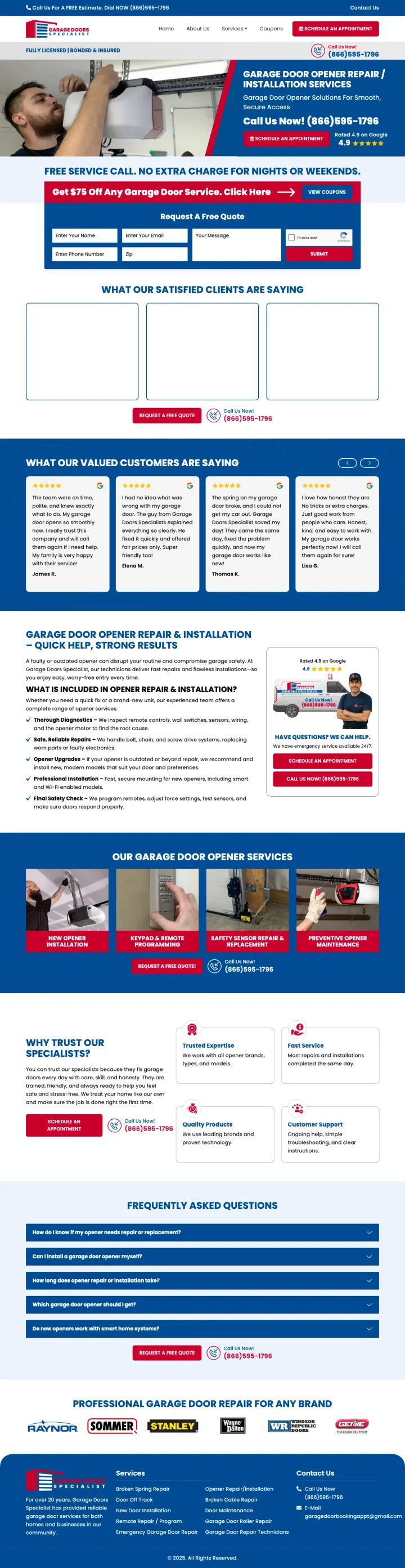 garagedoorsspecialist.com