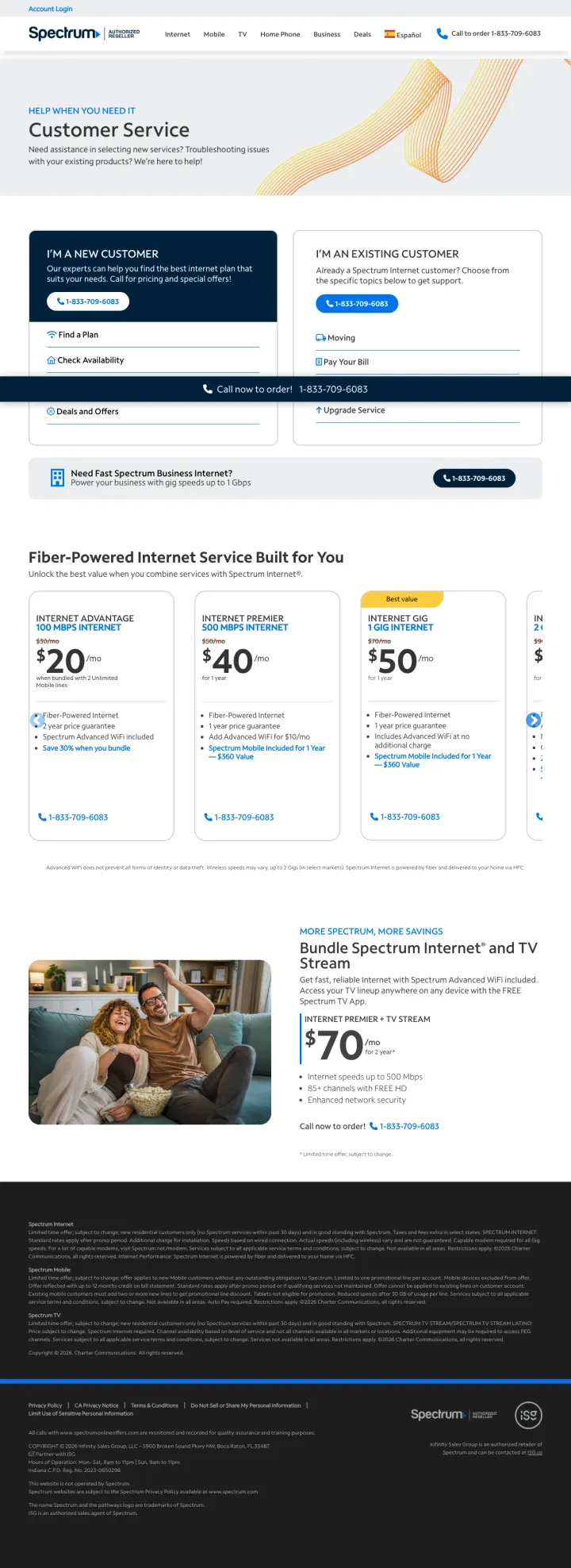 spectrumonlineoffers.com