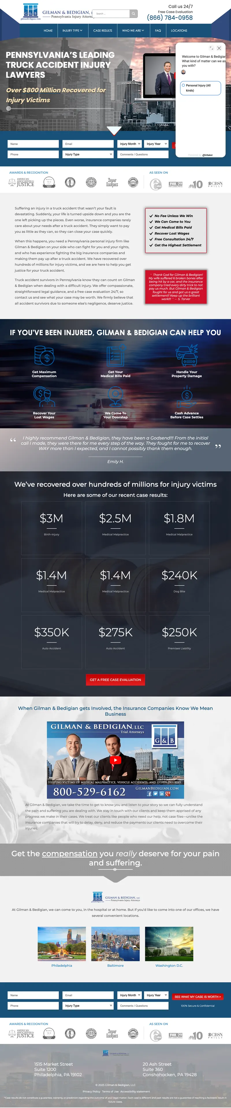 injuries.gilmanbedigian.com