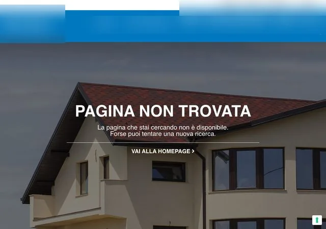 Italian-language 404 page