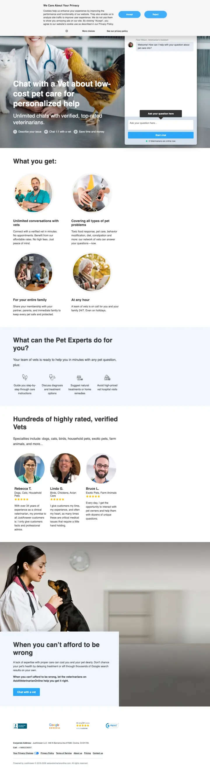 askaveterinarianonline.com